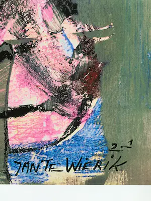 Jan te Wierik - Bonjour Tristesse , gesigneerd in druk kopen? Bied vanaf 1!