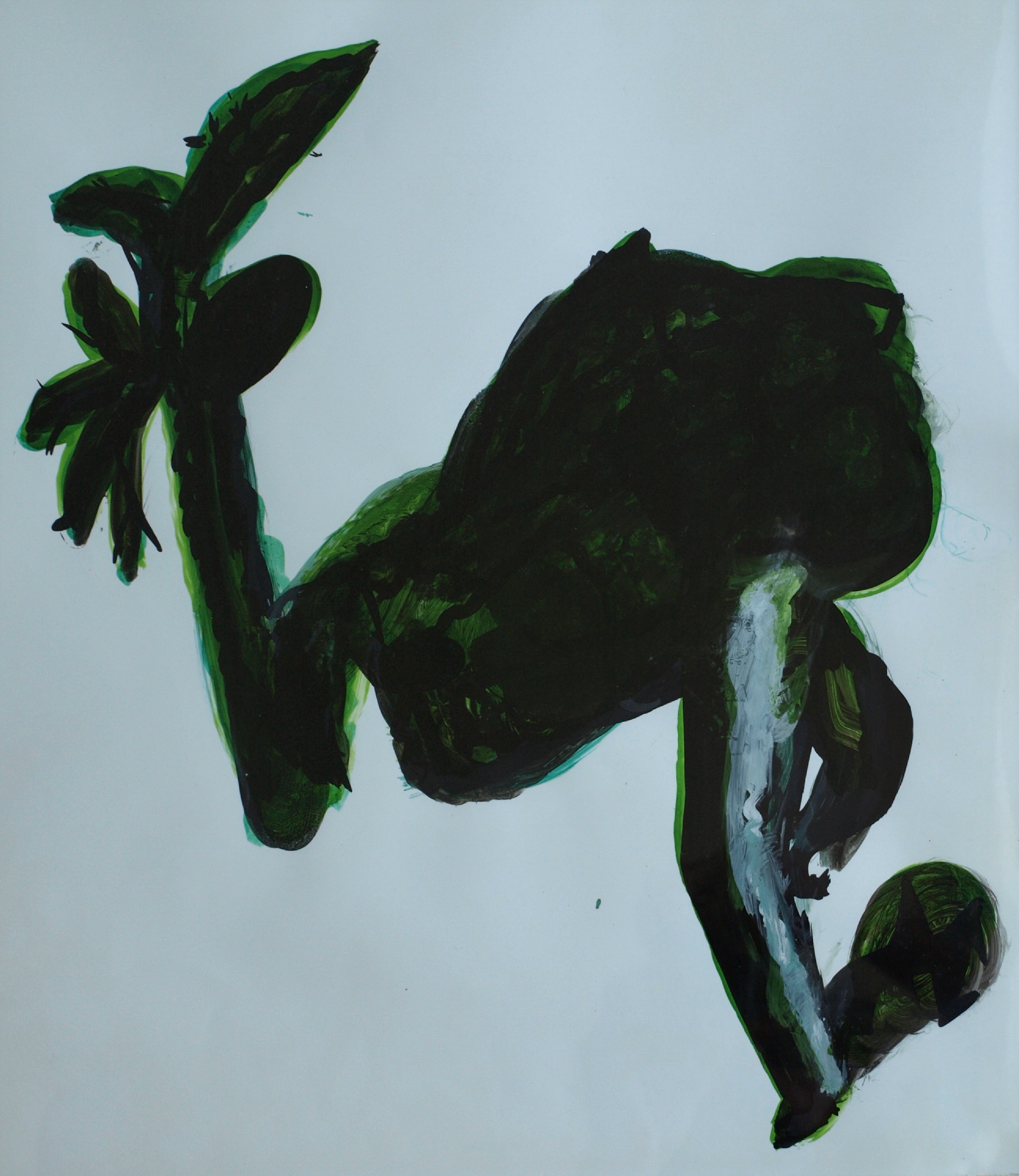 Kars Persoon - Glasverf op papier , Metamorphose II – gesigneerd & ingelijst – 1985  kopen? Bied vanaf 1!