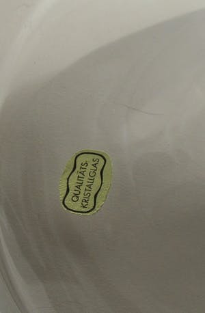 Niet of onleesbaar gesigneerd - Twee kristallen art deco inktbakjes kopen? Bied vanaf 1!