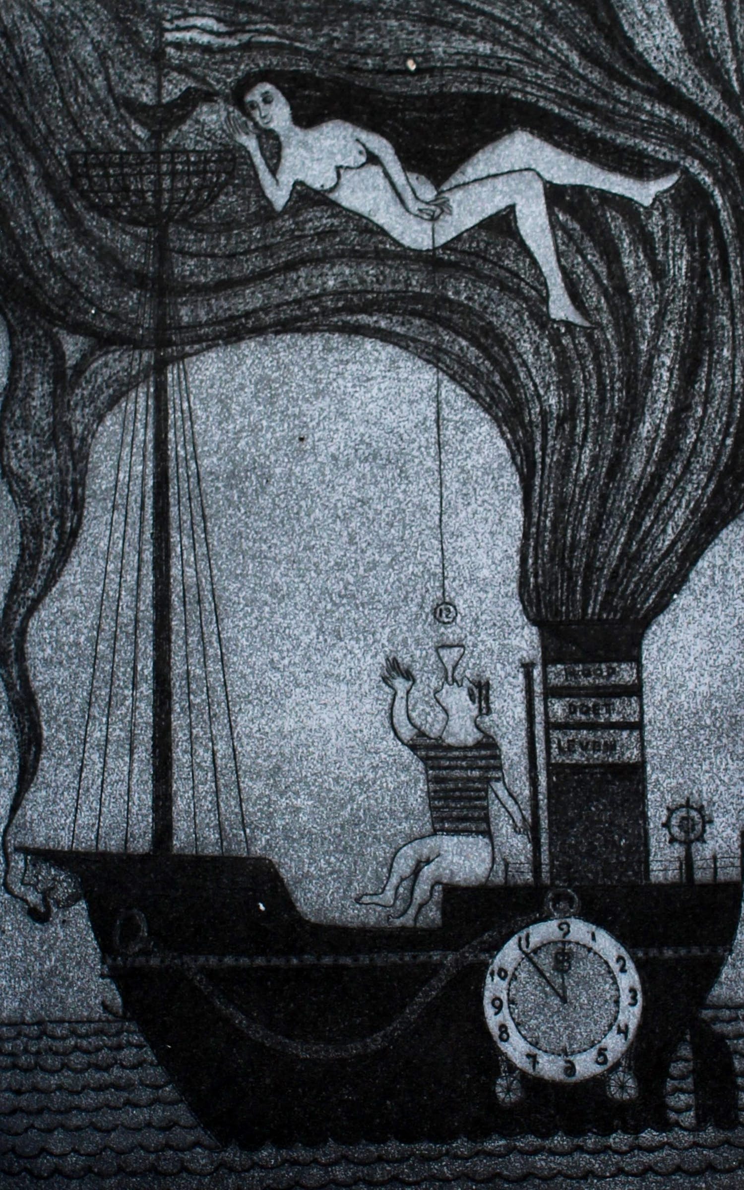 Willem Westbroek - Ets: naakt verkocht voor € 50!