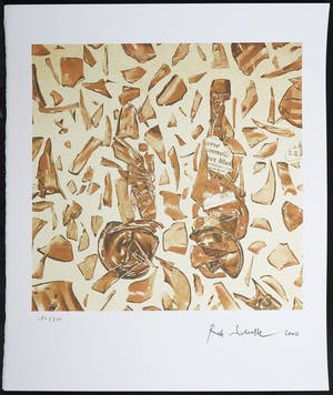 Rob Scholte - Zeefdruk, Scherven kopen? Bied vanaf 1!