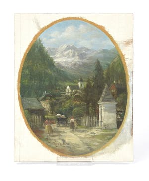 Rolf Dieter Meyer-Wiegand - “Dorpsgezicht in de Alpen” kopen? Bied vanaf 200!
