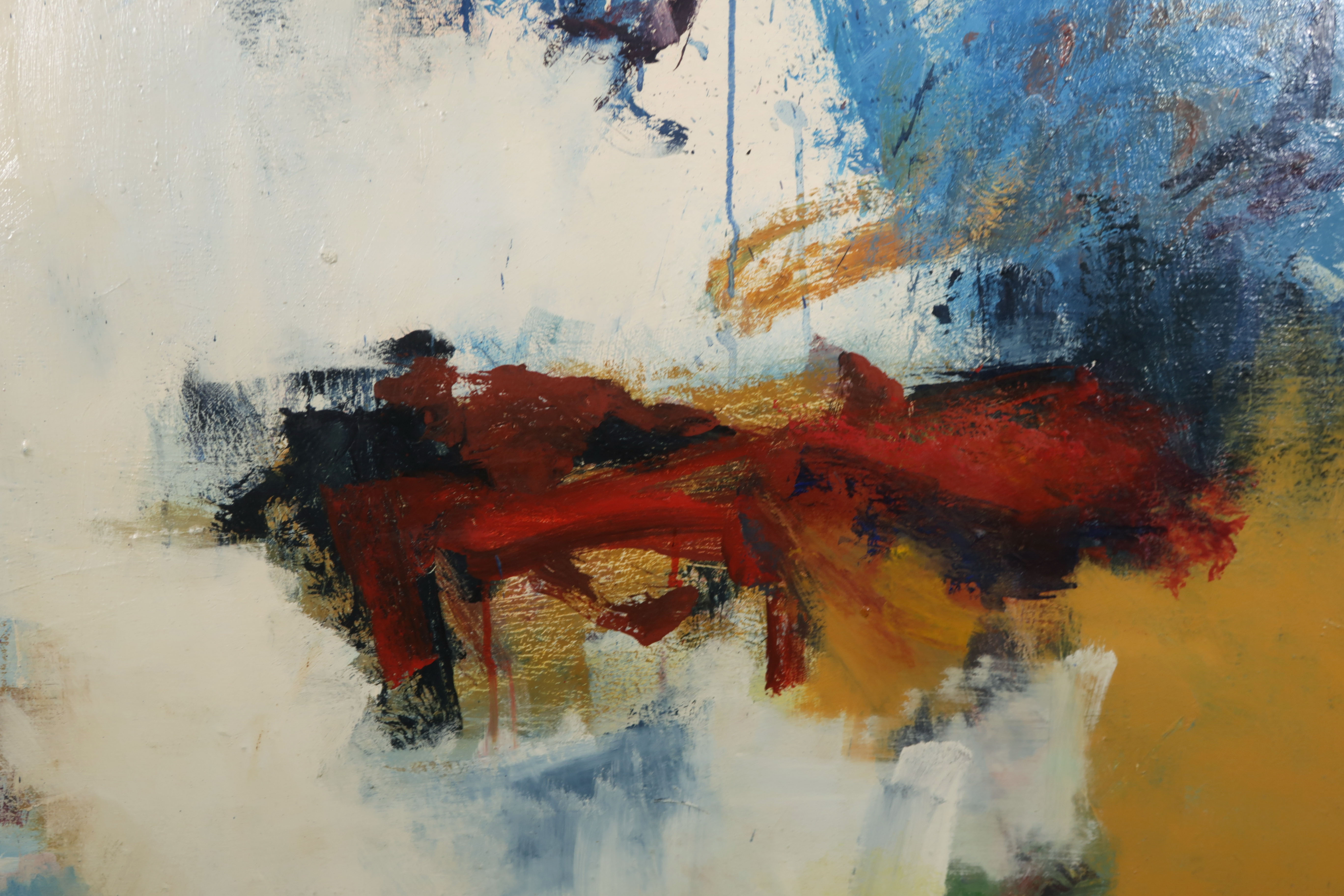 Mathieu Berden - Olieverf op doek, Z.T. - Ingelijst (Zeer groot) kopen? Bied vanaf 250!