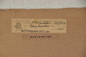 Joan Bakker - Compositie, 1971 - Aquarel op papier - BKR Rotterdam kopen? Bied vanaf 20!