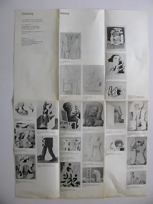 Horst Antes - KLEINE GEFLECKTE FIGUR 1970 und Beigabe kopen? Bied vanaf 250!