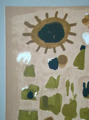 Roger Bissiere - Abstracte compositie - 1964 - Originele lithografie - Mourlot kopen? Bied vanaf 100!