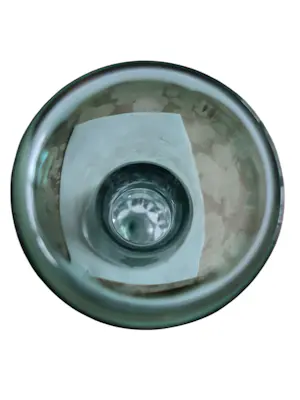 Val-Saint-Lambert - Groene kristallen vaas kopen? Bied vanaf 35!