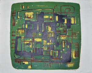 Wim Motz - Abstract kopen? Bied vanaf 40!