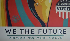 Shepard Fairey - We The Future Power to the Polls - gesigneerd kopen? Bied vanaf 85!
