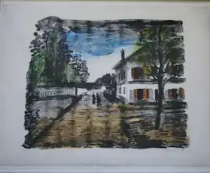 AcheterMaurice de Vlaminck - "La Route à Valmondois" Lithografie? Enchérissez de 230!