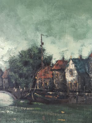 A. van der Heijden - Stadsgezicht kopen? Bied vanaf 85!