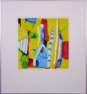 Saskia Bremer - Zeefdruk, New age b.3- Ingelijst kopen? Bied vanaf 1!