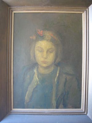 Cornelis Koning - Portret van een meisje kopen? Bied vanaf 100!