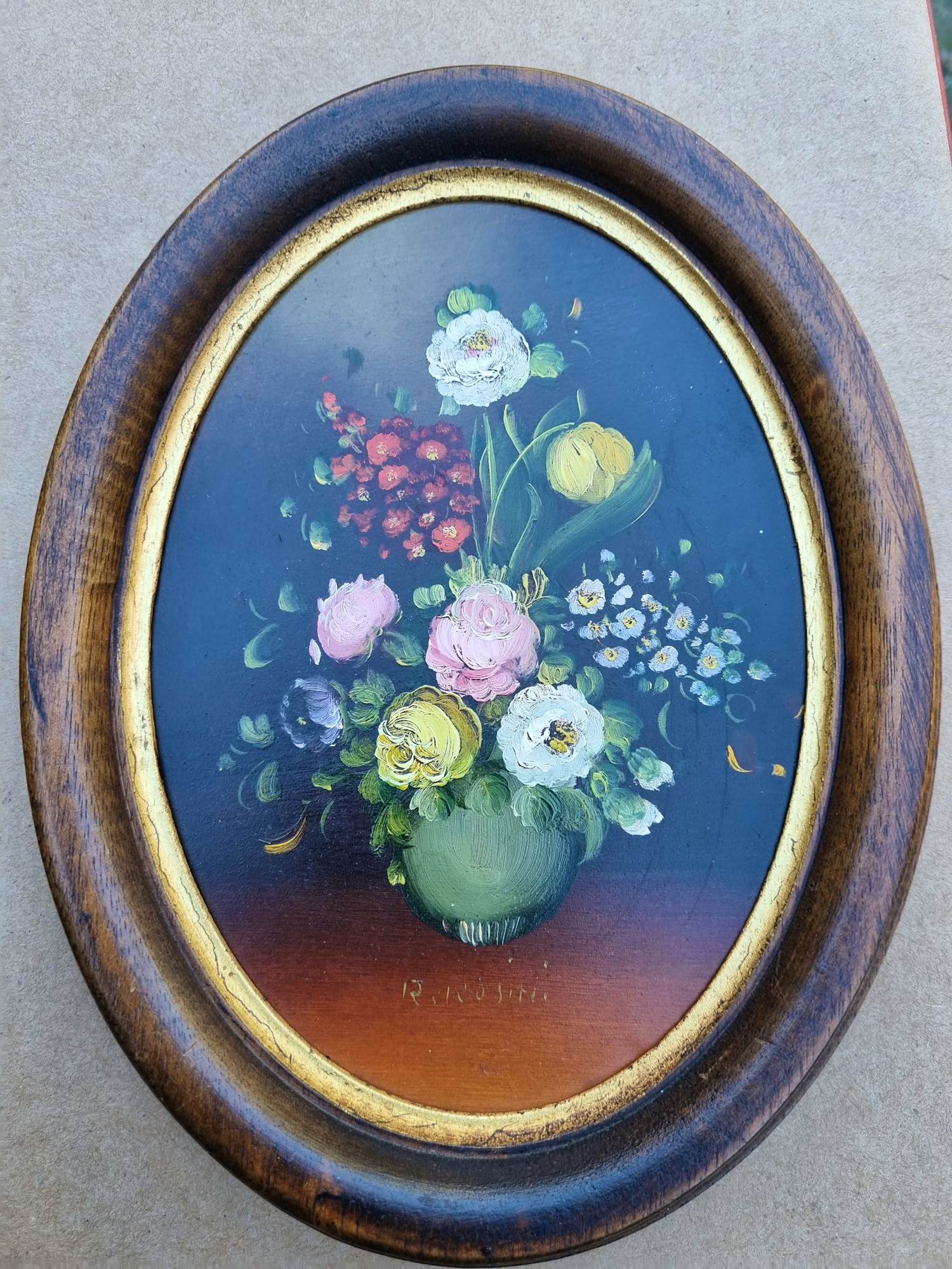 R. Rosini - Vaas met bloemen kopen? Bied vanaf 50!