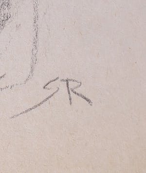 Jan Sluijters (jr.) - Potloodtekening, Vrouw in jurk kopen? Bied vanaf 1!