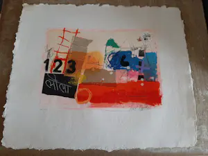 Theo Koster - Zeefdruk, collage 123 kopen? Bied vanaf 35!