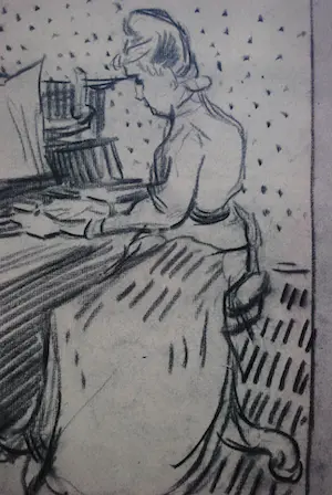 Vincent van Gogh - Acht tekeningen kopen? Bied vanaf 100!