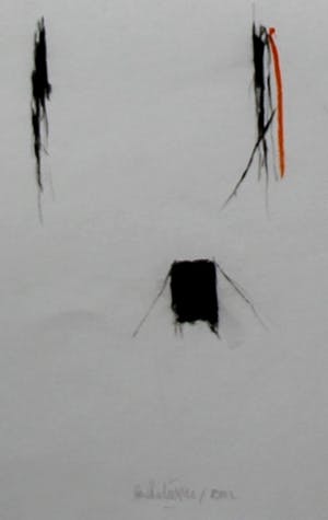 Cees Andriessen - potloodtekening - 1982 kopen? Bied vanaf 45!