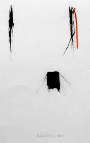 Cees Andriessen - potloodtekening - 1982 verkocht voor € 45!