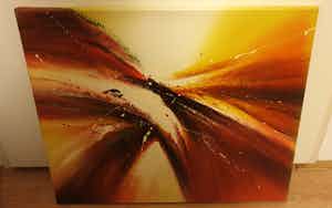 Lee Cole - abstract 15 verkocht voor € 115!