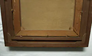 Albert Mulder - Olieverf op doek, Landschap aan het water – Lijst, 60 x 70 cm. kopen? Bied vanaf 20!