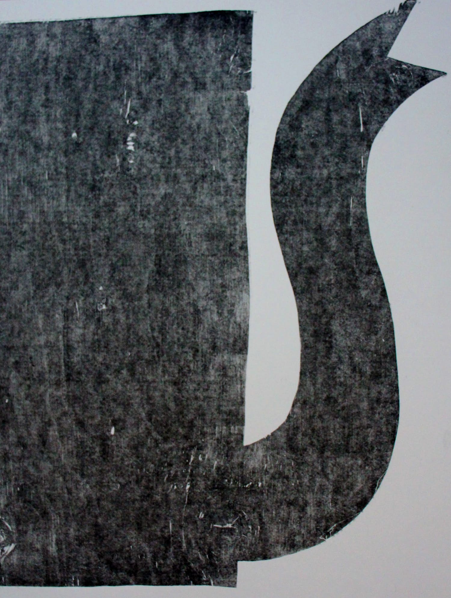 Klaas Gubbels - grote houtsnede: kan verkocht voor € 495!