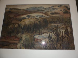 Willem Klijn - Aquarel. "Duinlandschap" . kopen? Bied vanaf 45!