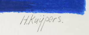 Henk Kuijpers - Zeefdruk, Nisaki - Ingelijst (Groot) kopen? Bied vanaf 1!