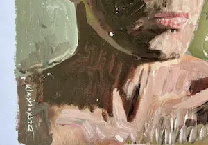 Peter Klashorst - Zelfportret kopen? Bied vanaf 195!