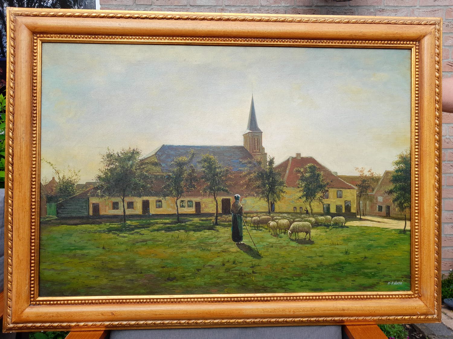 Niet of onleesbaar gesigneerd - texels landschap kopen? Bied vanaf 1!