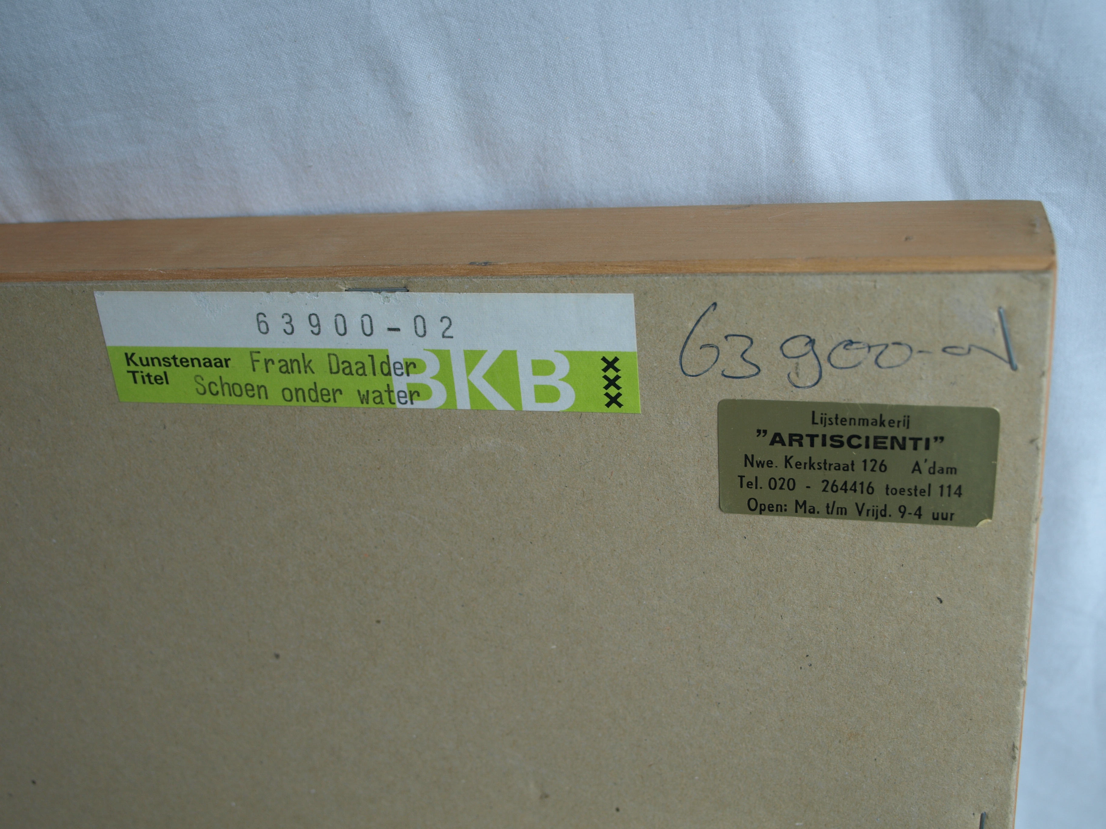 Frank Daalder - Zeefdruk , Schoen onder water – gesigneerd & ingelijst - 1977  kopen? Bied vanaf 1!