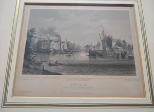 Ludwig Rohbock - Zwolle van het Zwarte Water gezien kopen? Bied vanaf 1!