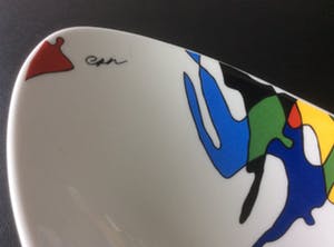 Corry Ammerlaan - Keramiek schaal en glazen schaaltje met stolp kopen? Bied vanaf 25!