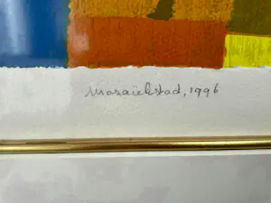 Ton Schulten - Zeefdruk - Mozaïekstad Nr. 164 - Ingelijst (Groot) kopen? Bied vanaf 850!