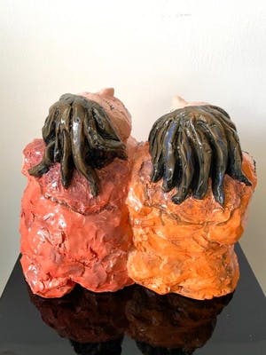 Gerdine Duijsens-Kroeze - Beeld. Kunsthars, Titel, Entre Nous kopen? Bied vanaf 40!
