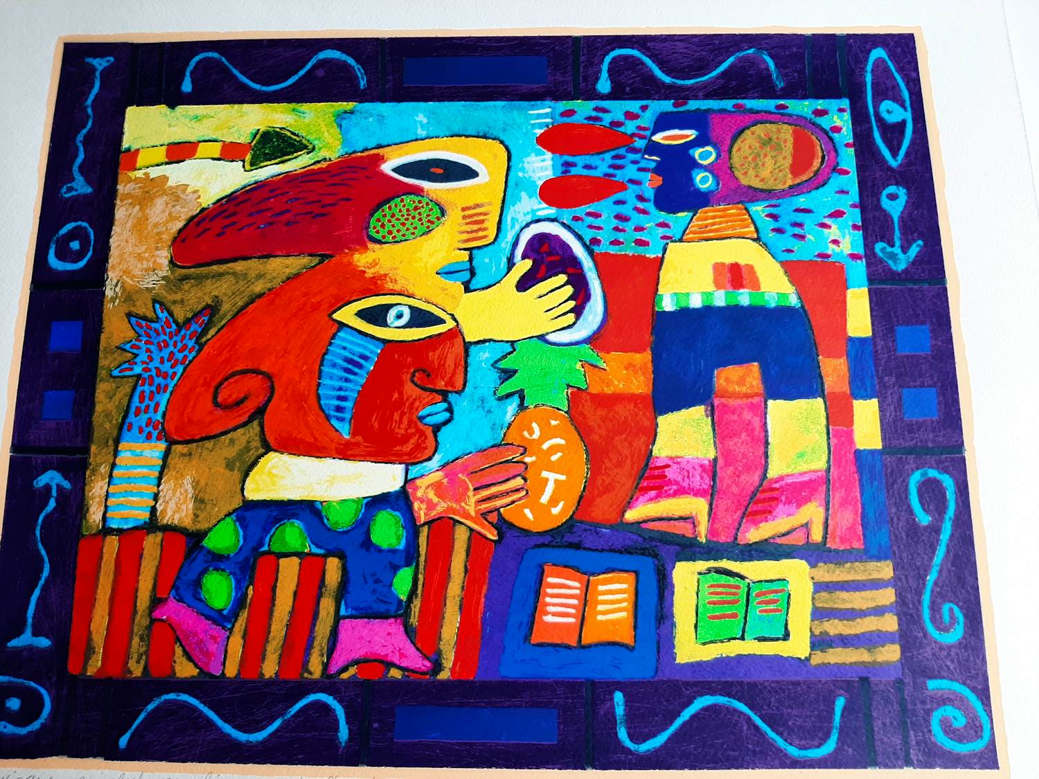 Clemens Briels - Zeefdruk, Hurricane Michel is on his way to Florida kopen? Bied vanaf 100!