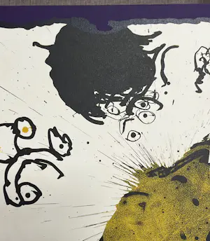 Buy Pierre Alechinsky - Abstracte compositie? Bid from 850!