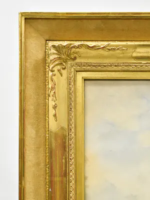 Willem Rip - Molens aan de oude Maas - Ingelijst kopen? Bied vanaf 1600!