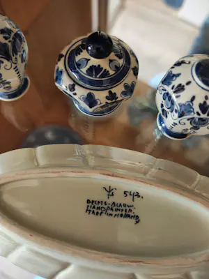 Keramiek overige - Blauw aardewerk. kopen? Bied vanaf 100!