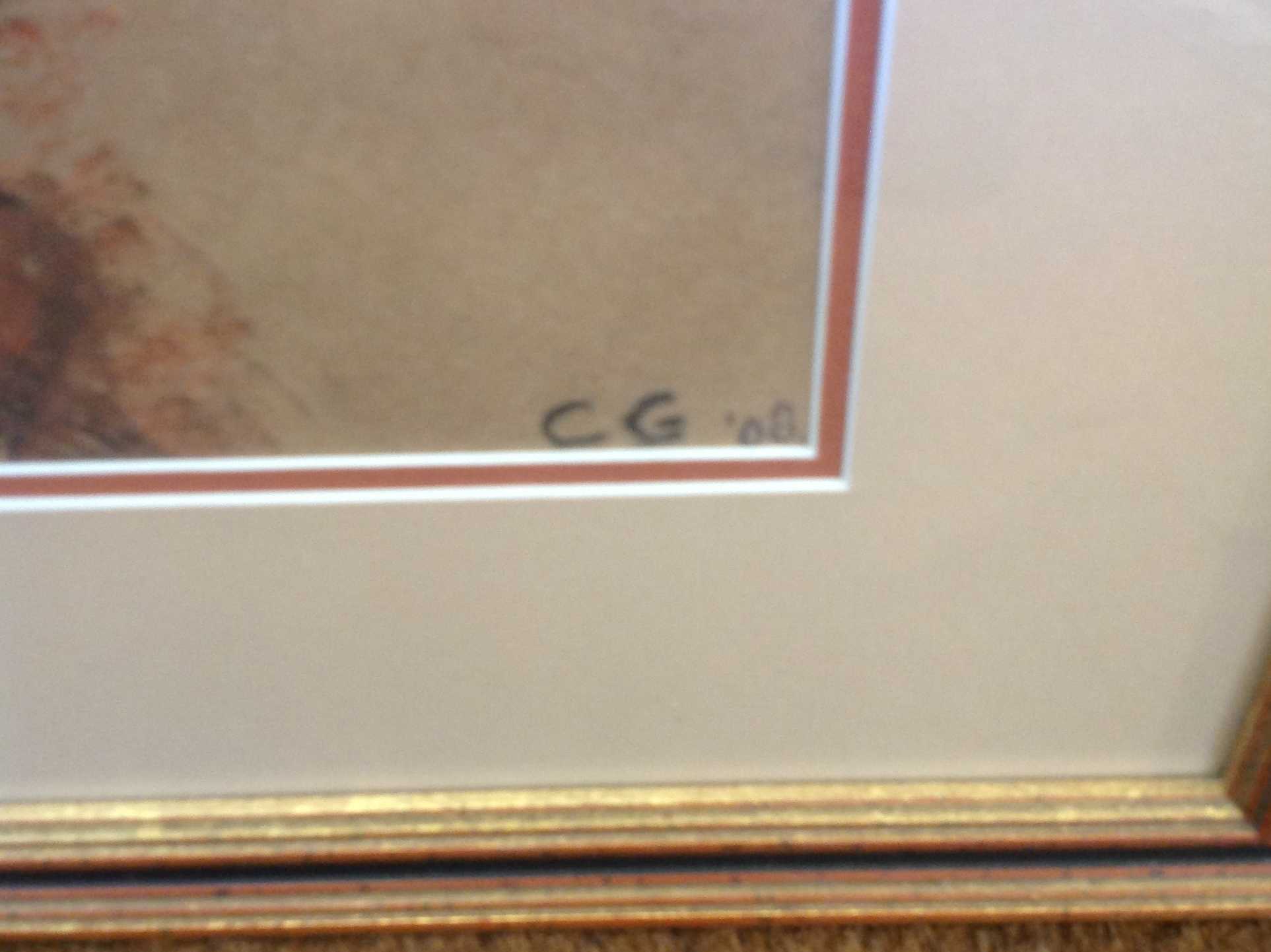 Niet of onleesbaar gesigneerd - Krijttekening naakt kopen? Bied vanaf 1!