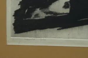 Ber Mengels - Grote ingelijste ets, Zou ik mijn broeders hoeder zijn? – 1965 – nr. 2 van 10. kopen? Bied vanaf 150!