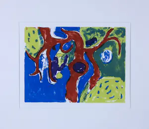 Gerard Schaperkotter - Zeefdruk, Z.T - Ingelijst kopen? Bied vanaf 40!