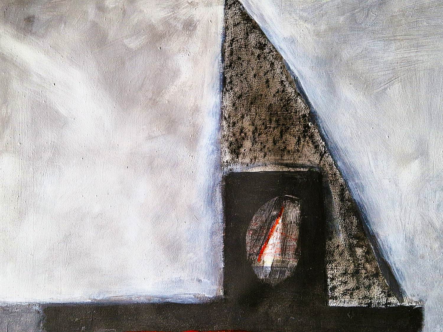 Guillaume Le Roy - Groot olieverf op papier "zeilboot" - 1986 - gesigneerd - Bijzonder! kopen? Bied vanaf 89!