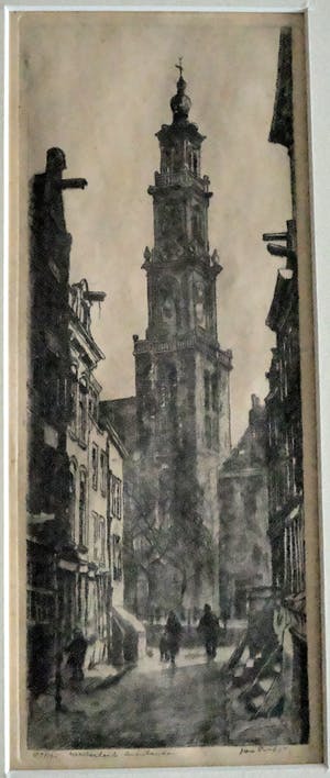 Jan Sirks - Westerkerk Amsterdam - 043-JS kopen? Bied vanaf 35!
