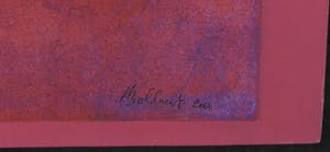 Jan Bollaert - Gemengde techniek op board, La Divina Commedia Red (Groot) kopen? Bied vanaf 80!