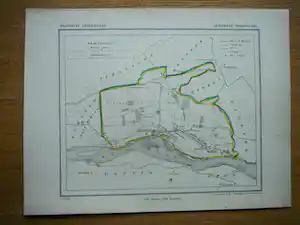Jacob Kuyper - Plattegrond Gemeente Dodewaard 1865 verkauft für € 30!