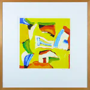 Saskia Bremer - Zeefdruk, New Age a.2.- Ingelijst vendu pour 36€ !
