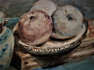 Niet of onleesbaar gesigneerd - Omstreeks 1920 - Stilleven met Delfts Blauw potje - gesigneerd kopen? Bied vanaf 10!