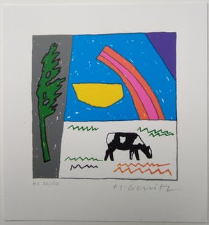 Harrie Gerritz - Landschap. kopen? Bied vanaf 25!