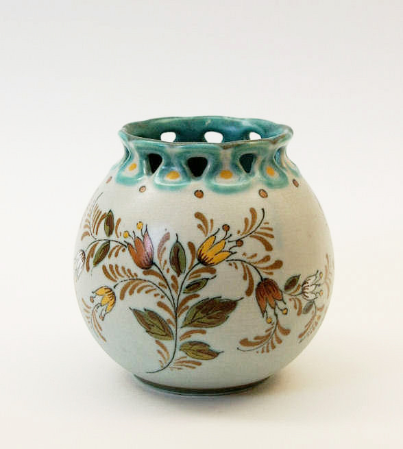 Plateelbakkerij Zuid-Holland - plateel vaasje - Raba kopen? Bied vanaf 10!